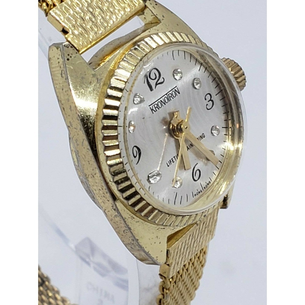 Vintage Womens Kronotron Hand Wind Watch